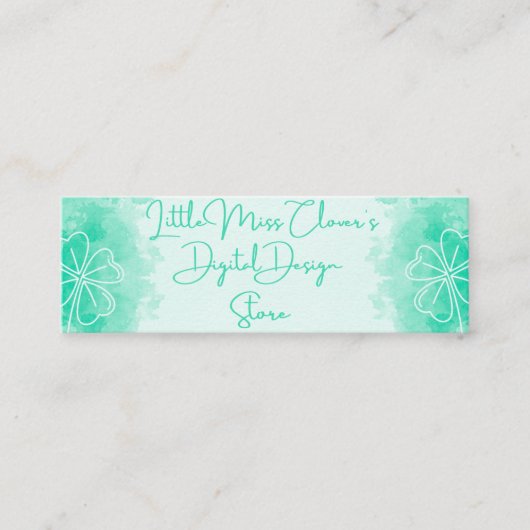 Bergwerk Mini Visitenkarte (Vorderseite)