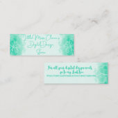 Bergwerk Mini Visitenkarte (Vorne/Hinten)