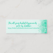 Bergwerk Mini Visitenkarte (Rückseite)