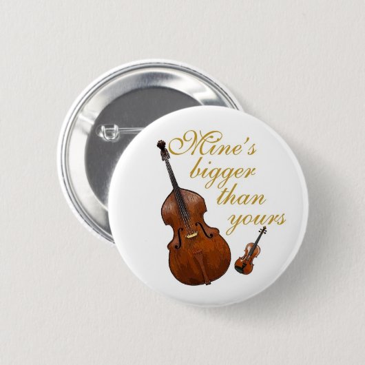 Bergwerkes größer als Ihr - Schnurspieler Button (Vorne & Hinten)