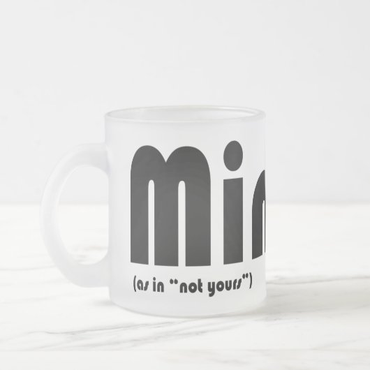 Bergwerkkaffee-Tasse Mattglastasse (Links)