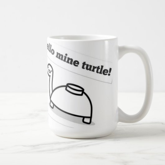 Bergwerkschildkröte-Tasse Kaffeetasse (Rechts)