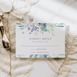Bergwiese | Botanische Wasserfarbe RSVP Karte