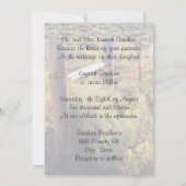 Bergwiese Rustikale Hochzeitseinladung Einladung (Rückseite)