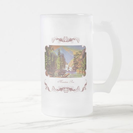 Bergwild Mattierte Tasse (Rechts)