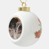 BERGWINTER KERAMIK Kugel-Ornament (Rechts)
