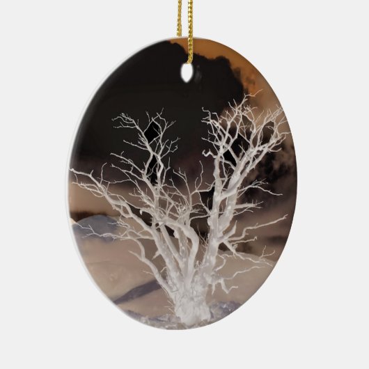 BERGWINTER KERAMIK ORNAMENT (Rechts)