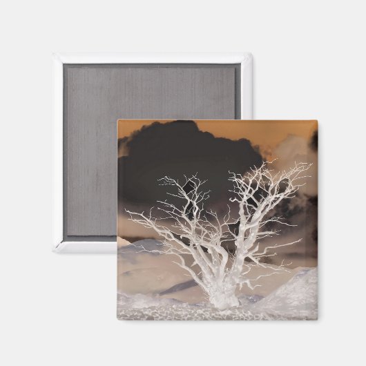 BERGWINTER MAGNET (Vorderseite/Rückseite)