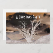 BERGWINTEREINLADUNG FEIERTAGSKARTE (Vorne/Hinten)