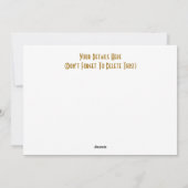 BERGWINTEREINLADUNG FEIERTAGSKARTE (Rückseite)