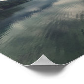 Bergwolkenlandschaft - Fotografie Slowenien Poster (Ecke)