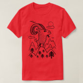 Bergziege (3) T-Shirt (Design vorne)