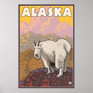 Bergziege - Alaska Poster