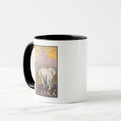 Bergziege - Dawson, Alaska Tasse (Vorderseite Links)