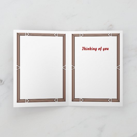 Bergziege Karte (Innenseite)