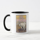 Bergziege - Nationalpark Denali, Alaska Tasse (Links)