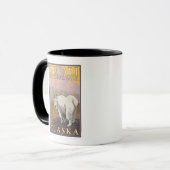 Bergziege - Nationalpark Denali, Alaska Tasse (Vorderseite Links)