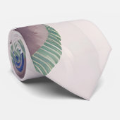 Bergziege Wasserfarbenes Muster Krawatte (Gerollt)