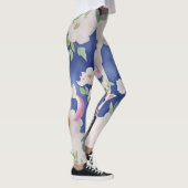 Bergziege Wasserfarbenes Muster Leggings (Rechts)