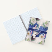 Bergziege Wasserfarbenes Muster Notizblock (Innenseite)