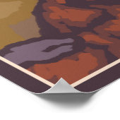 Bergziege - Wyoming Poster (Ecke)