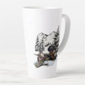 Bergziegen-Jagd Erlebnis Kaffee Tasse (Rechte Ecke)