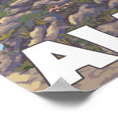 Bergziegen-Szene - Fairbanks, Alaska Poster (Ecke)