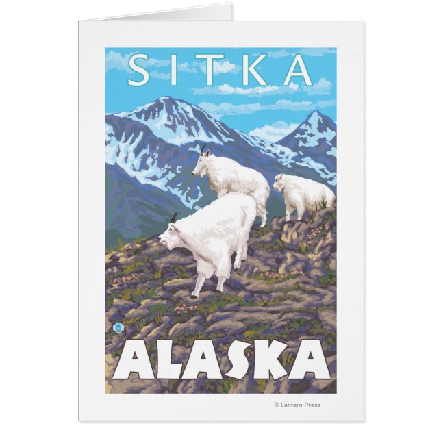 Bergziegen-Szene - Sitka, Alaska (Vorne)
