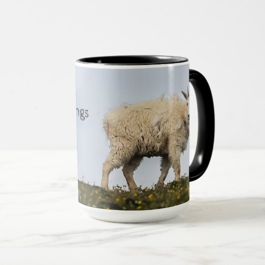 Bergziegen-Tasse Tasse (VorderseiteRechts)