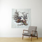 Bergziegenjagd Wandteppich (Beispiel)