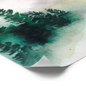 Bergziel Boho Colorado Begrüßung Poster (Ecke)