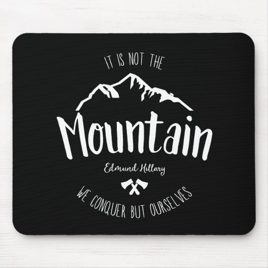Bergzitat 2 mousepad (Vorne)