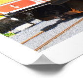Bergzug Snaefell Poster (Ecke)