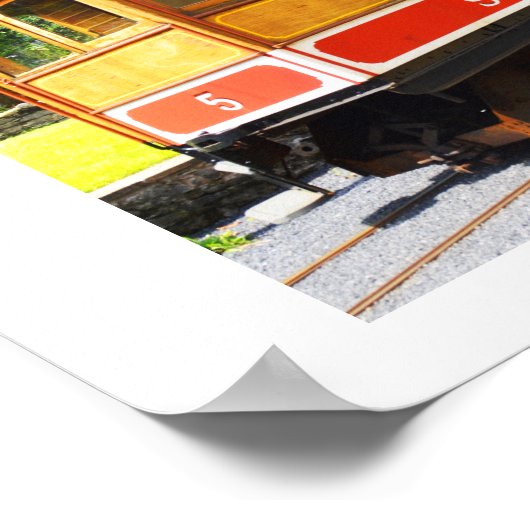 Bergzug Snaefell Poster (Ecke)