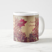 Beribboned Holiday Candle Jumbo-Tasse (Vorderseite Rechts)