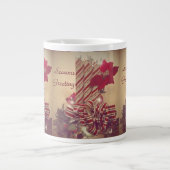 Beribboned Holiday Candle Jumbo-Tasse (Vorderseite)