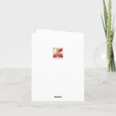 Beribboned Holiday Candle Karte (Rückseite)