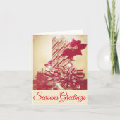 Beribboned Holiday Candle Karte (Vorderseite)