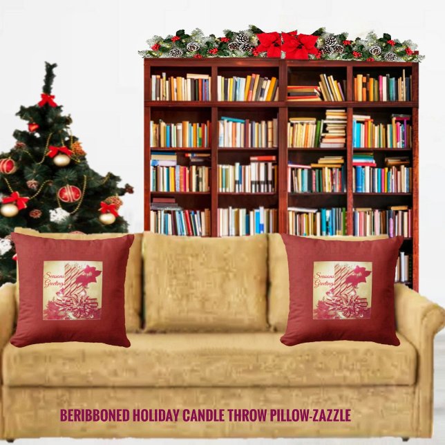 Beribboned Holiday Candle Kissen (Von Creator hochgeladen)