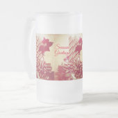 Beribboned Holiday Candle Mattglas Bierglas (Vorderseite Links)