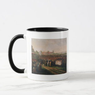 Bericht der Nationalgarde und des Feuers Tasse