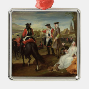 Bericht der schwarzen Musketiere Silbernes Ornament