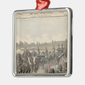 Bericht der Truppen Silbernes Ornament (Links)