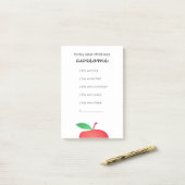 Bericht des Apple-Lehrers Magnetic Notepad Post-it Klebezettel (Auf Schreibtisch)