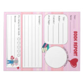 Bericht im Februar - Notepad für die Grundschule Notizblock (Vorderseite)