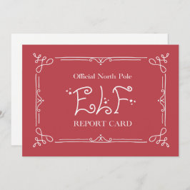 Bericht-Karte des Weihnachtsmanns für den Nordpol Karte