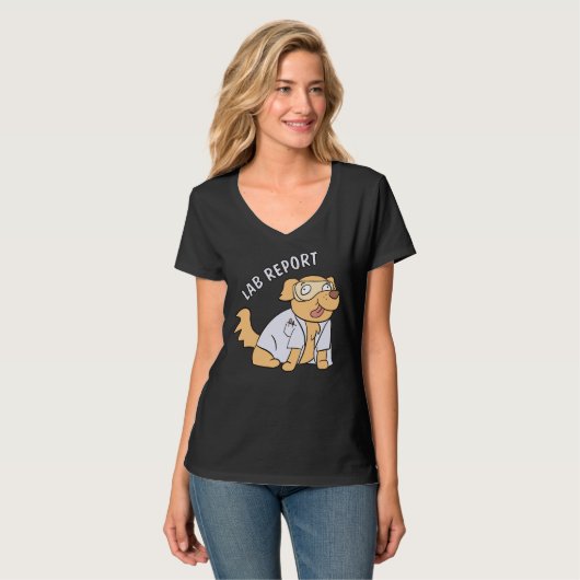 Bericht Labrador T-Shirt (Vorderseite Vollansicht)