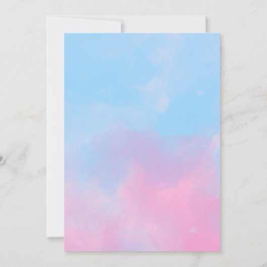 Bericht über Boxgeschlecht bei Jungen oder Mädchen Einladung (Rückseite)