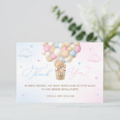 Bericht über das Blaue und Rosa Geschlecht Karte (Stehend Vorderseite)