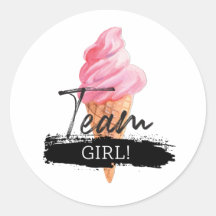 Bericht über das Eis-Gender - Team Girl Stickers